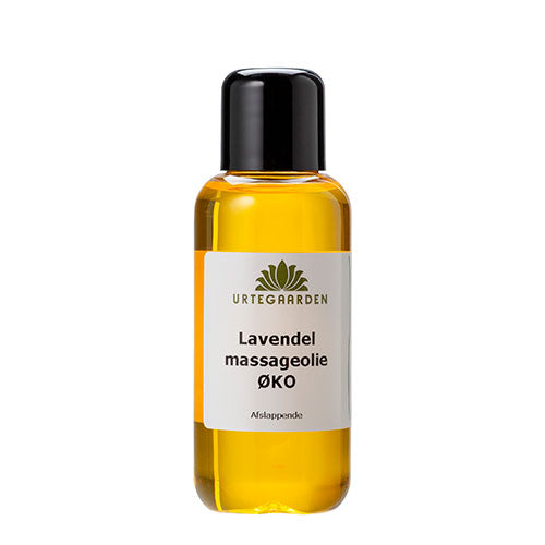 Urtegaarden Lavendel Massageolie Øko | 100 ml fra Urtegaarden på Mecindo.dk
