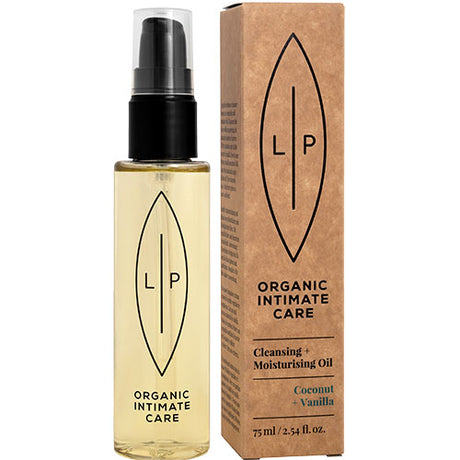 Lip Intimate Care Cleansing + Moisturising Oil Coconut + Vanilla | 75 ml fra Lip Intimate Care på Mecindo.dk