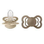 BIBS Supreme Silicone Size 2 Vanilla/Dark Oak 2