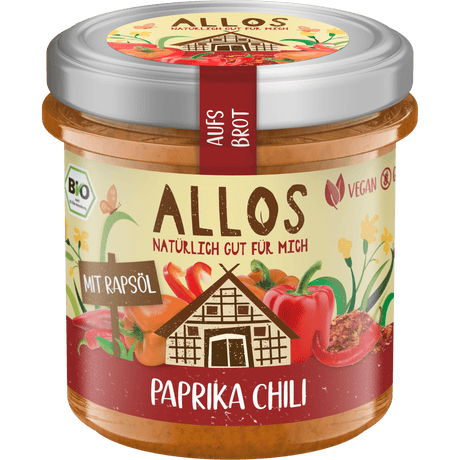 Allos Smørepålæg Aufs Brot Peber Frugt Chili Økologisk | 140 g