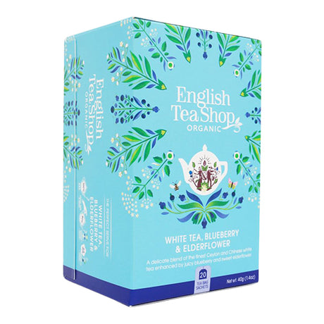 English Tea Shop White Tea, Blueberry & Elderflower Økologisk | 20 br fra English Tea Shop på Mecindo.dk