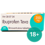 Ibuprofen Tabletter (Teva) | 20 Tabl. fra Otinova på Mecindo.dk