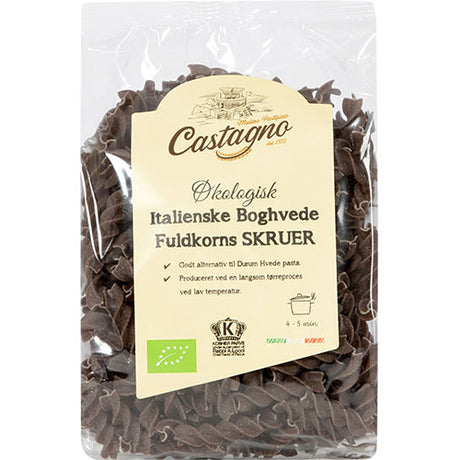 Castagno Boghvede Skruer Fuldkorn Økologisk | 250 gr fra Castagno på Mecindo.dk
