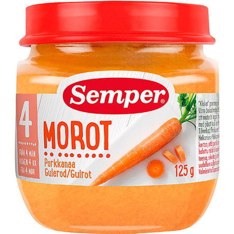 Semper Gulerodsmos 4 Mdr. | 125 gr fra Semper på Mecindo.dk