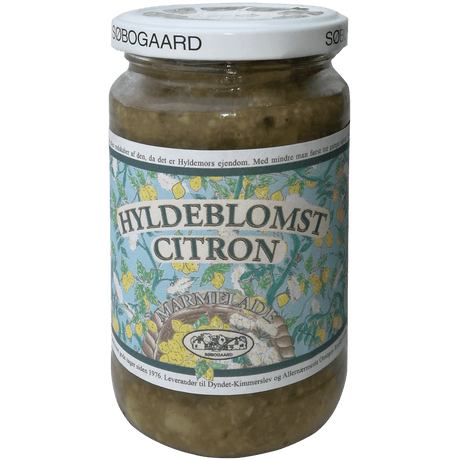 Søbogaard Hyldeblomst/citron Marmelade Økologisk | 400 g