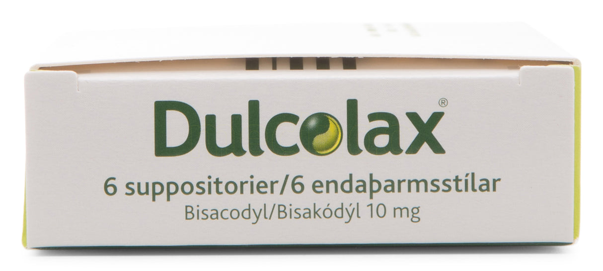 Dulcolax Stikpiller | 6 stk fra Dulcolax på Mecindo.dk