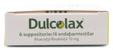 Dulcolax Stikpiller | 6 stk fra Dulcolax på Mecindo.dk