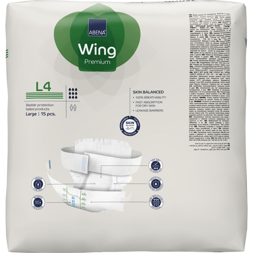 Abena Wing L4 | Str. L fra Abena på Mecindo.dk