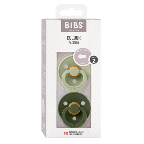 BIBS Colour Latex Size 2 Sage/Hunter Green 2 PACK fra BIBS på Mecindo.dk