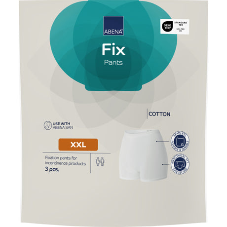 Abena Fix Pants Cotton Med Ben (3 stk) | Str. Xxl fra Abena på Mecindo.dk