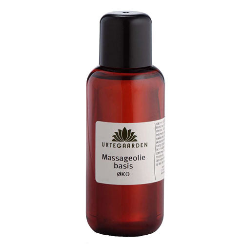 Urtegaarden Massageolie Basis Øko | 500 ml fra Urtegaarden på Mecindo.dk