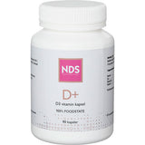 NDS D3+ D-vitamin | 90 kapsler fra NDS på Mecindo.dk