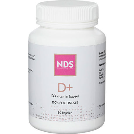 NDS D3+ D-vitamin | 90 kapsler fra NDS på Mecindo.dk
