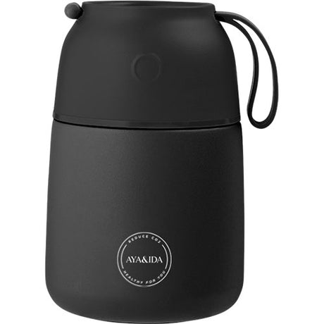 AYA&IDA Food'ie 500ml | Matte Black fra AYA&IDA på Mecindo.dk