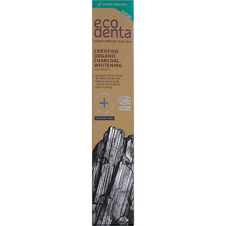 ecodenta Tandpasta Whitening M. Sort Kul | 75 ml fra ecodenta på Mecindo.dk