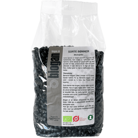 Biogan Økologiske Sorte Bønner | 1 kg
