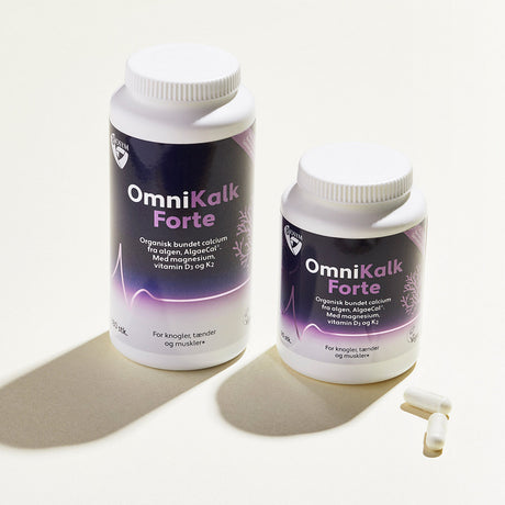 Biosym Omnikalk Forte | 180 kapsler fra Biosym på Mecindo.dk