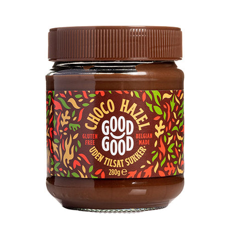 Good Good Choko Hasselnøddecreme M. Stevia | 280 gr fra Good Good på Mecindo.dk