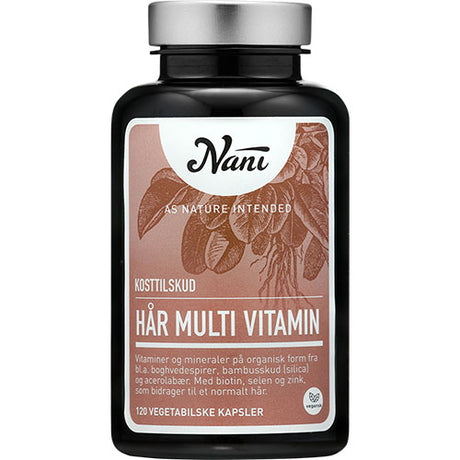 Nani Hår Multivitamin | 120 kapsler fra Nani på Mecindo.dk