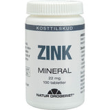 Natur-Drogeriet Zink | 100 Tabl. fra Natur-Drogeriet på Mecindo.dk