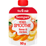 Semper Yogo Smoothie Med Banan Og Abrikos Fra 6 Mdr. | 90 g