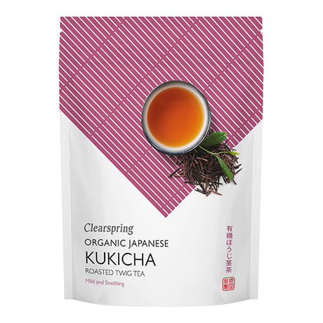 Clearspring Kukicha Twig Te (Bancha Kvist-te) Løsvaegt Økologisk | 90 gr fra Clearspring på Mecindo.dk