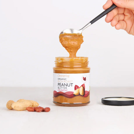 Clearspring Rich Roast Peanutbutter Crunchy Økologisk | 170 gr fra Clearspring på Mecindo.dk