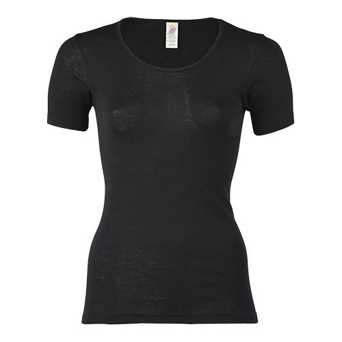 Engel Natur T-shirt Black | Str. 38/40 fra Engel Natur på Mecindo.dk