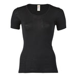 Engel Natur T-shirt Black | Str. 38/40