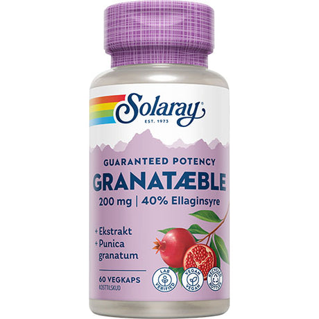 Solaray Granataeble | 60 kapsler fra Solaray på Mecindo.dk