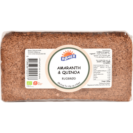 Rømer Amaranth Og Quinoa Brød I Skiver Økologisk | 500 g fra Rømer på Mecindo.dk