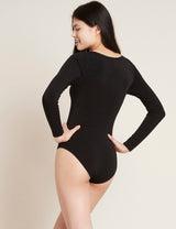 Boody Bodystocking Langaermet Sort | Str. L fra Boody på Mecindo.dk