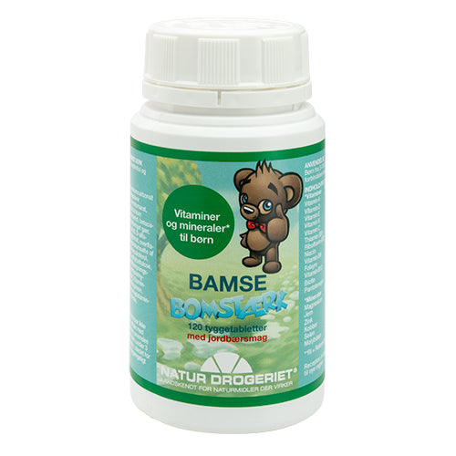 Natur-Drogeriet Bamse Bomstærk Børnevitamin | 120 Tabl. fra Natur-Drogeriet på Mecindo.dk
