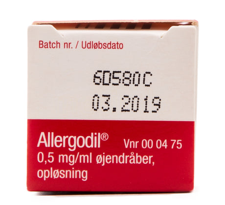 Meda Allergodil Øjendråber | 6 ml fra Meda på Mecindo.dk