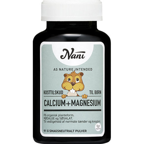 Nani Calcium+magnesium Børn | 91 g fra Nani på Mecindo.dk