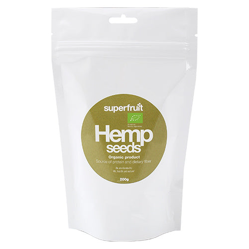 Superfruit Hampe Frø Afskallede Økologisk | 200 gr fra Superfruit på Mecindo.dk
