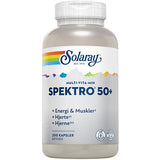 Solaray Multivitamin Spektro50+ | 200 kapsler fra Solaray på Mecindo.dk