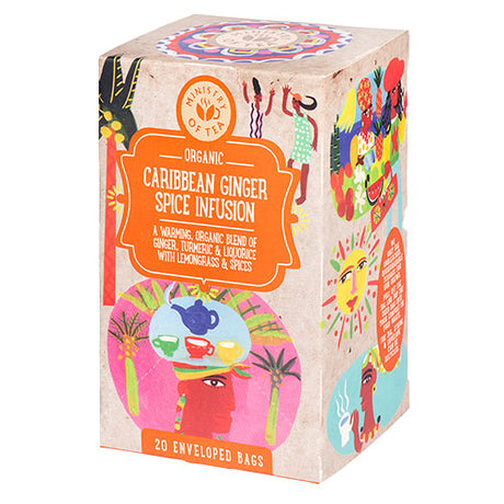 Ministry Of Tea Caribbean Ginger Spice Te Økologisk | 20 br fra Ministry Of Tea på Mecindo.dk