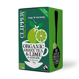 Clipper Grøn Te M. Lime & Ingefaer Økologisk | 20 br fra Clipper på Mecindo.dk