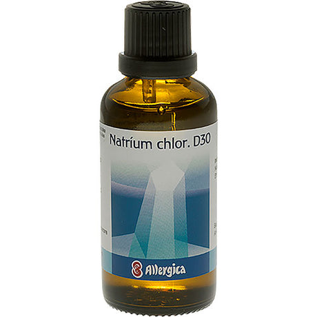 Allergica Natrium Chlor. D30 Cellesalt 8 | 50 ml fra Allergica på Mecindo.dk
