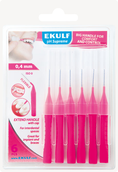 Ekulf PH Supreme Mellemrumsbørste | 0,4 mm fra Ekulf på Mecindo.dk