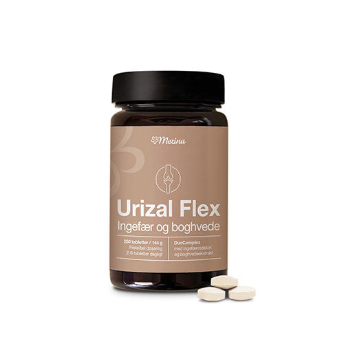 Urizal Flex Ingefær | 250 Tabl. fra Urizal på Mecindo.dk