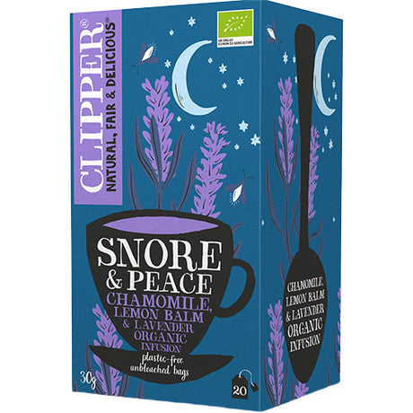 Clipper Snore And Peace Te Økologisk | 20 br