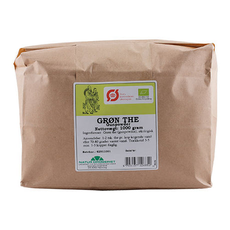 Natur-Drogeriet Grøn Gunpowder Te Økologisk | 1 kg fra Natur-Drogeriet på Mecindo.dk