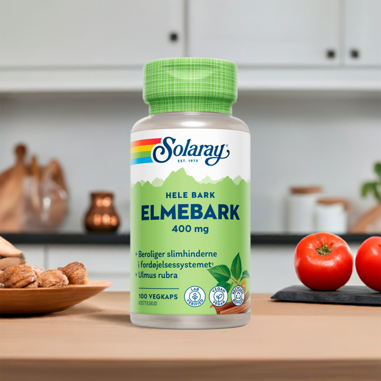 Solaray Elmebark | 100 kapsler fra Solaray på Mecindo.dk