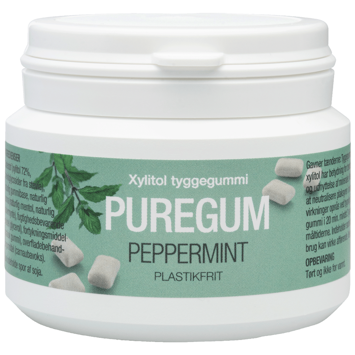 Natur-Drogeriet PureGum | Peppermint fra Natur-Drogeriet på Mecindo.dk