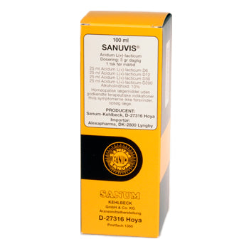 Sanum Sanuvis (L+maelkesyre) | 100 ml fra Sanum på Mecindo.dk