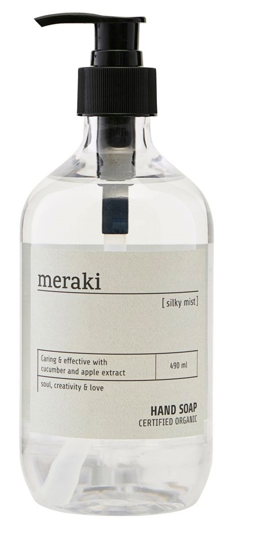Meraki Håndsaebe Silky Mist | 490 ml fra Meraki på Mecindo.dk