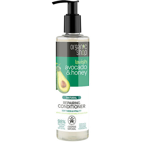 Organic Shop Reparing Conditioner - Avocado & Honey | 280 ML fra Organic Shop på Mecindo.dk