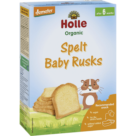 Holle Spelt Tvebakker Til Baby Økologisk | 200 g fra Holle på Mecindo.dk